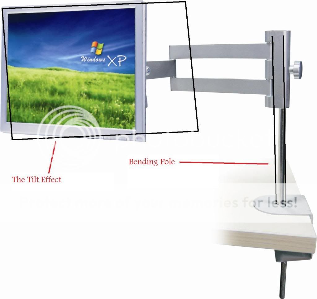 LCD Desk Monitor Arm Bending??? Monitors